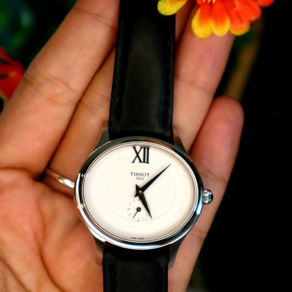 TissotBella Ora Leather Strap Watch - Picture 2 of 7